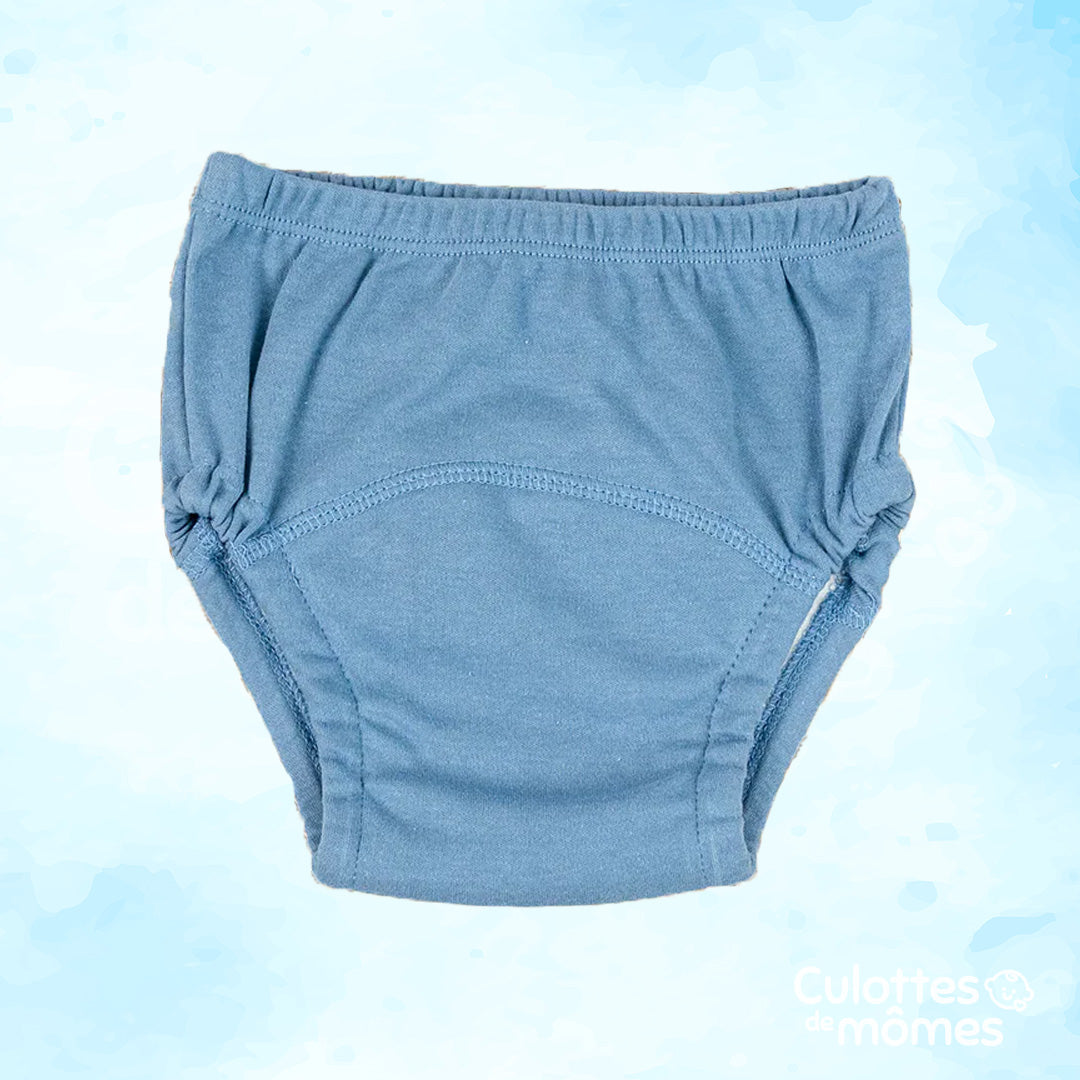 Culotte d'apprentissage -   Nuances de bleu 🐬